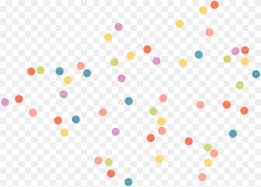 Transparent Confetti, Paper Sticker PNG