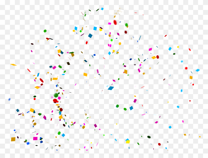 800x593 Transparent Confetti Art, Graphics, Paper HD PNG Download