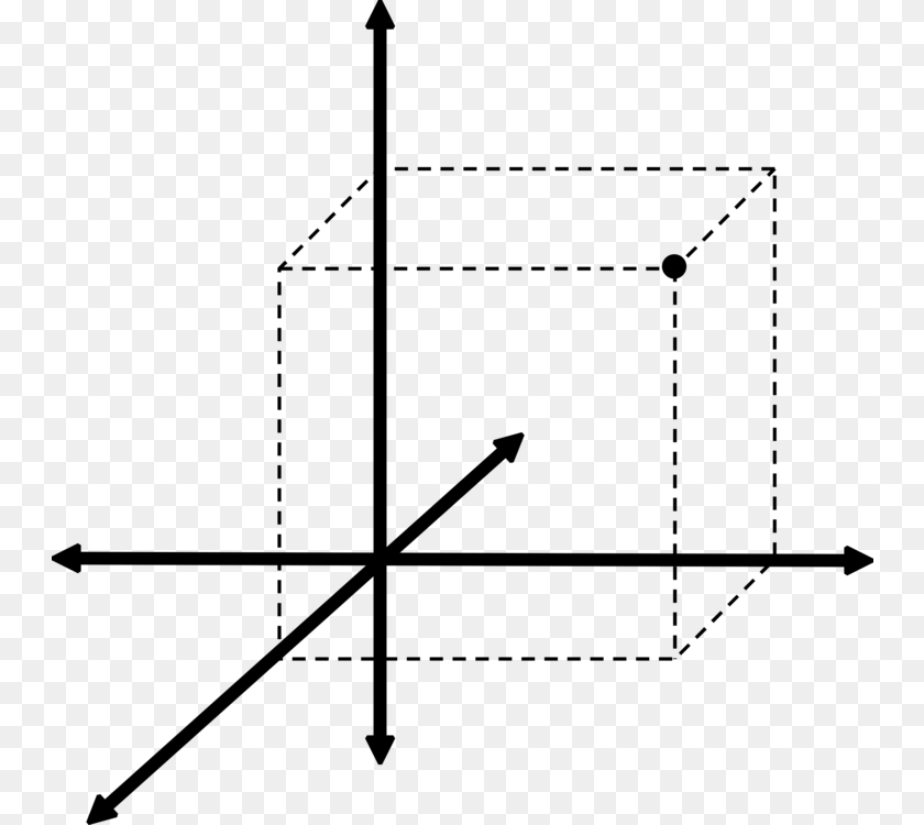 747x750 Transparent Coordinate Plane, Gray PNG