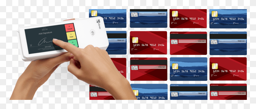 1143x438 Transparent Credit Card Transparent Background Hand, Person, Human, Electronics HD PNG Download