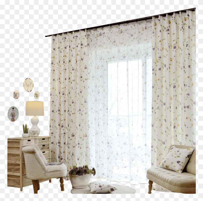 1601x1585 Transparent Curtains For Living Room Window, Room, Indoors, Furniture HD PNG Download