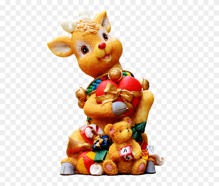 485x655 Прозрачные Милые Рождественские Игрушки На Прозрачном Фоне, Плюшевый Мишка, Игрушка, Кукла Png Скачать