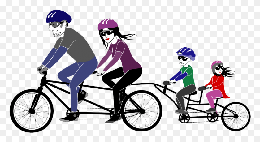 855x438 Transparent Cyclist Best Caption On Family, Wheel, Machine, Person HD PNG Download