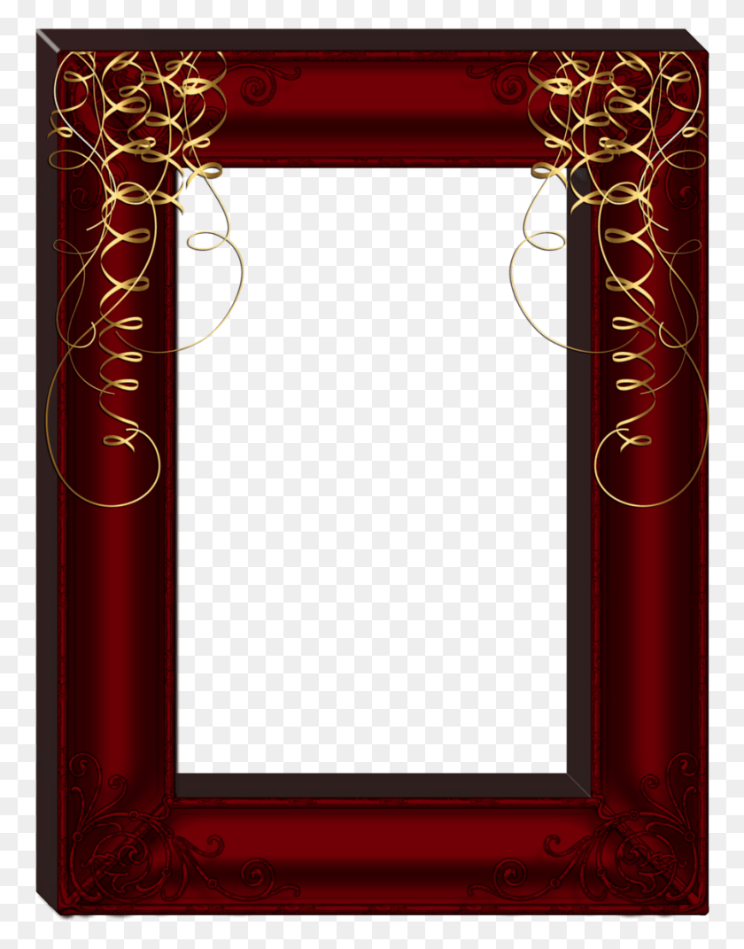 762x1011 Transparent Dark Red Frame Gallery Yopriceville High New Year Frames, Maroon, Scroll, Text HD PNG Download