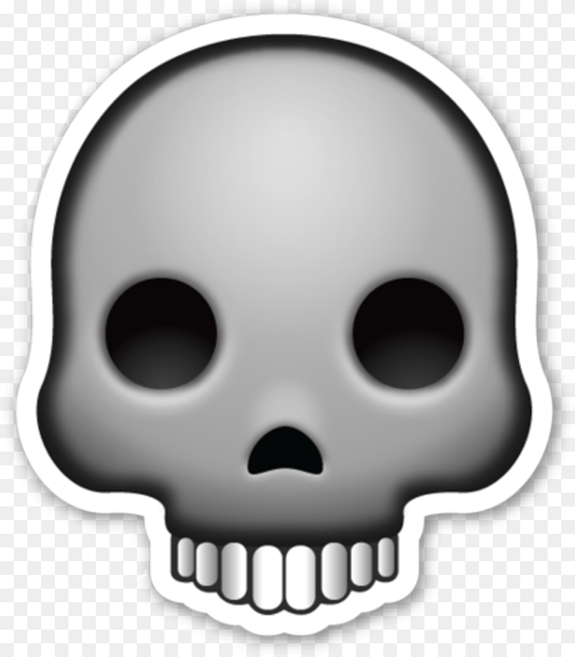 1024x1170 Transparent Dead Man Clipart Emoji De Calavera Iphone, Machine, Wheel Sticker PNG