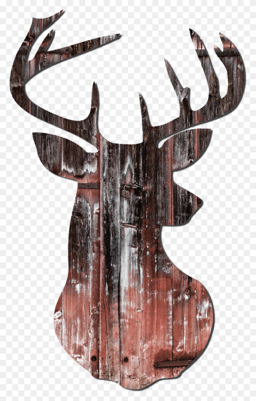961x1547 Transparent Deer Antlers Silhouette Deer, Cross, Symbol, Crystal HD PNG Download