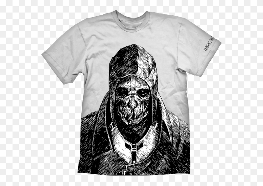 579x534 Transparent Dishonored Dishonored Corvo T Shirt, Clothing, Apparel, T-shirt HD PNG Download
