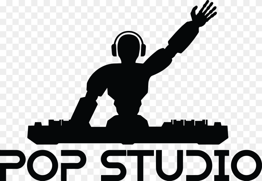 3367x2324 Dj Silhouette Silhouette, Adult, Male, Man, Person Clipart PNG