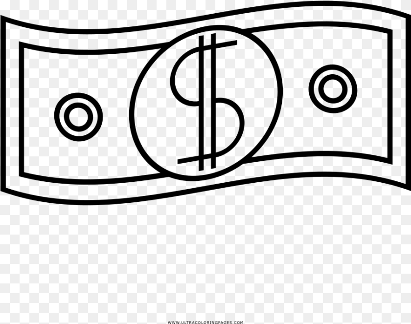 Transparent Dolares Dolares Para Dibujar, Gray PNG