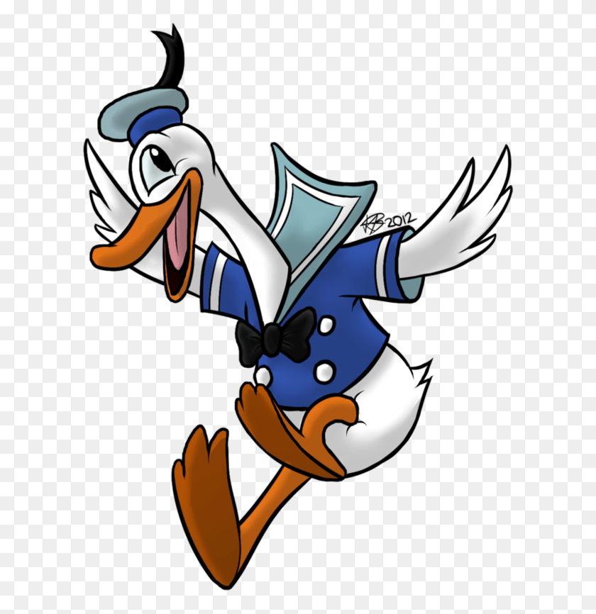 609x806 Transparent Donald Duck Old Style, Dragon, Wasp, Bee HD PNG Download