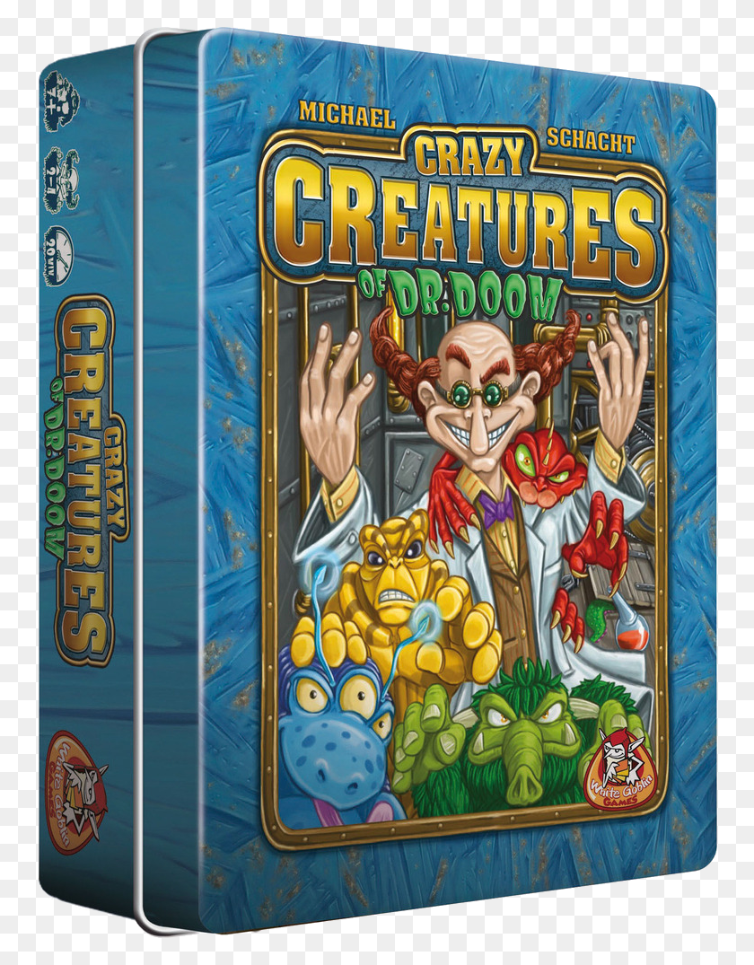 758x1015 Transparent Dr Doom Crazy Creatures Of Dr Doom, Person, Human, Animal HD PNG Download