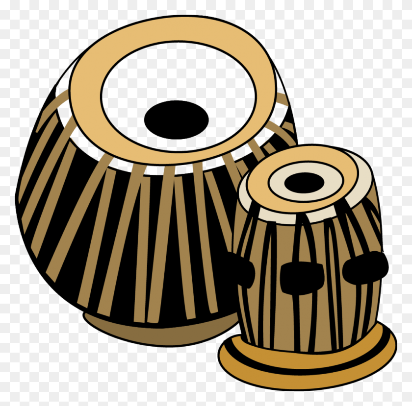 1000x987 Transparent Drum Clip Art Tabla Clipart, Percussion, Musical Instrument, Leisure Activities HD PNG Download