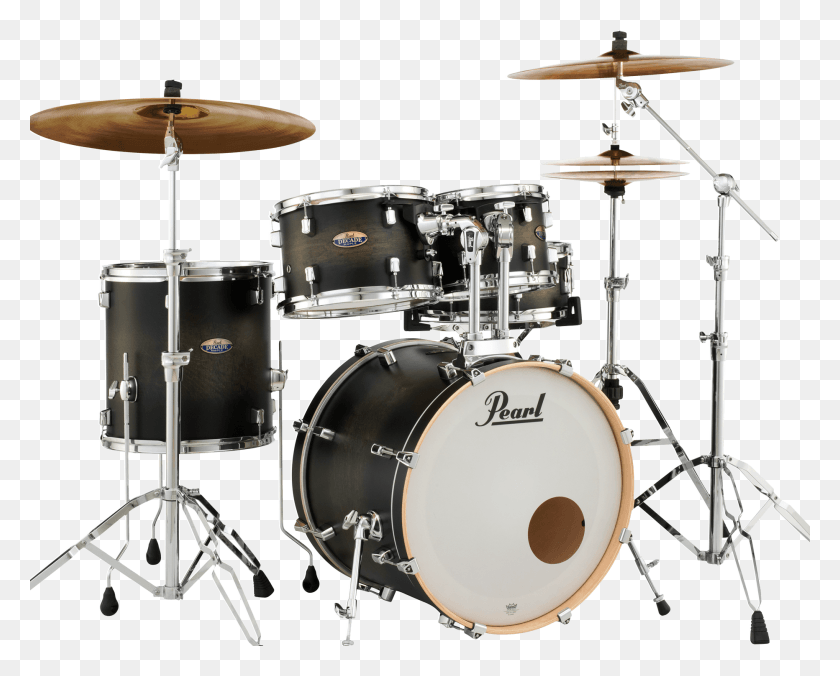 1864x1473 Transparent Drum Set Pearl Decade Maple 5 Piece, Drum, Percussion, Musical Instrument HD PNG Download