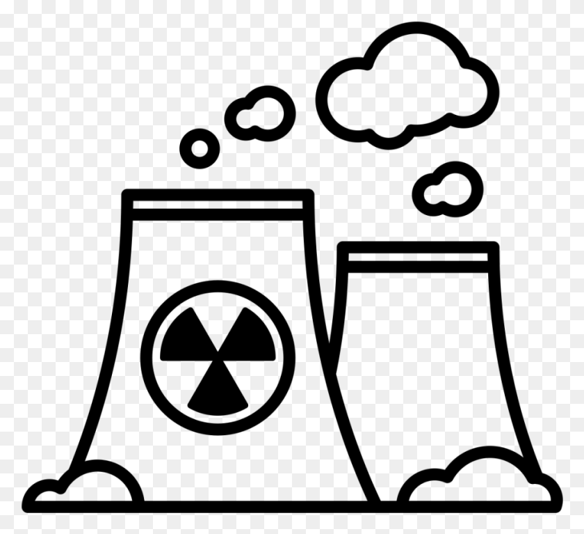 947x859 Transparent Factory Clipart Black And White Clip Art Nuclear Reactor, Gray, World Of Warcraft HD PNG Download
