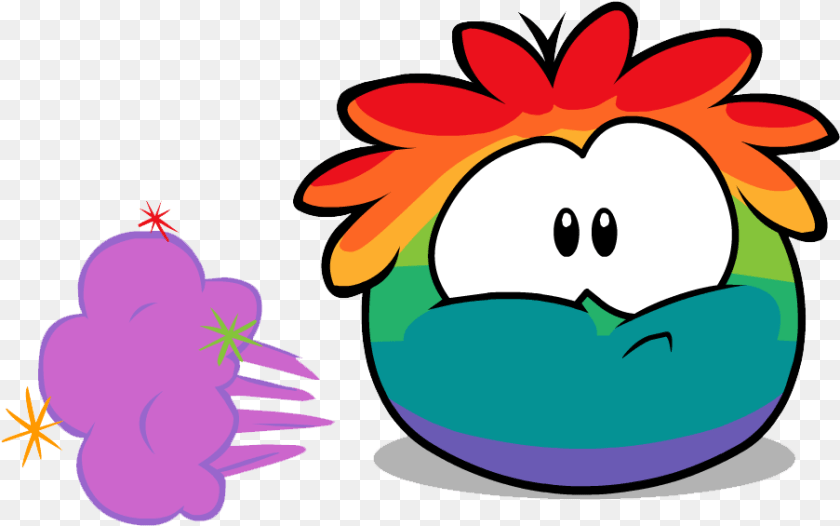 903x565 Transparent Farting Clipart Club Penguin Puffle, Purple, Animal, Fish, Sea Life PNG