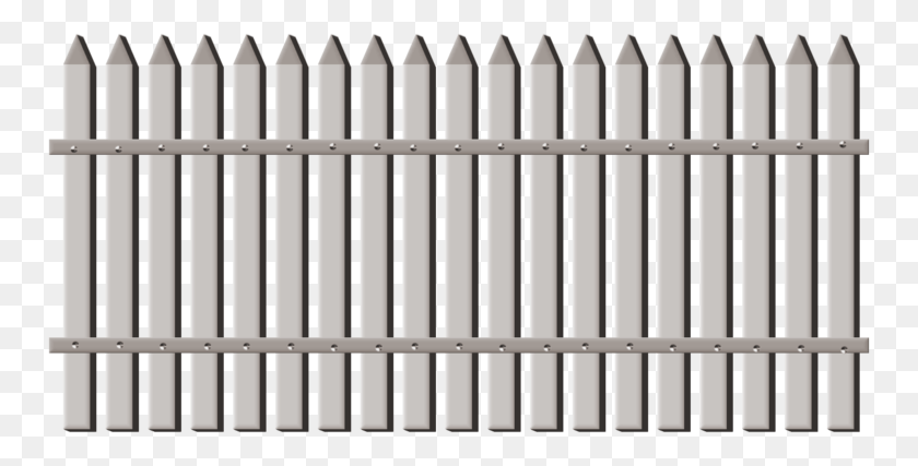 753x367 Transparent Fence Clipart, Gate, Picket, Crib HD PNG Download