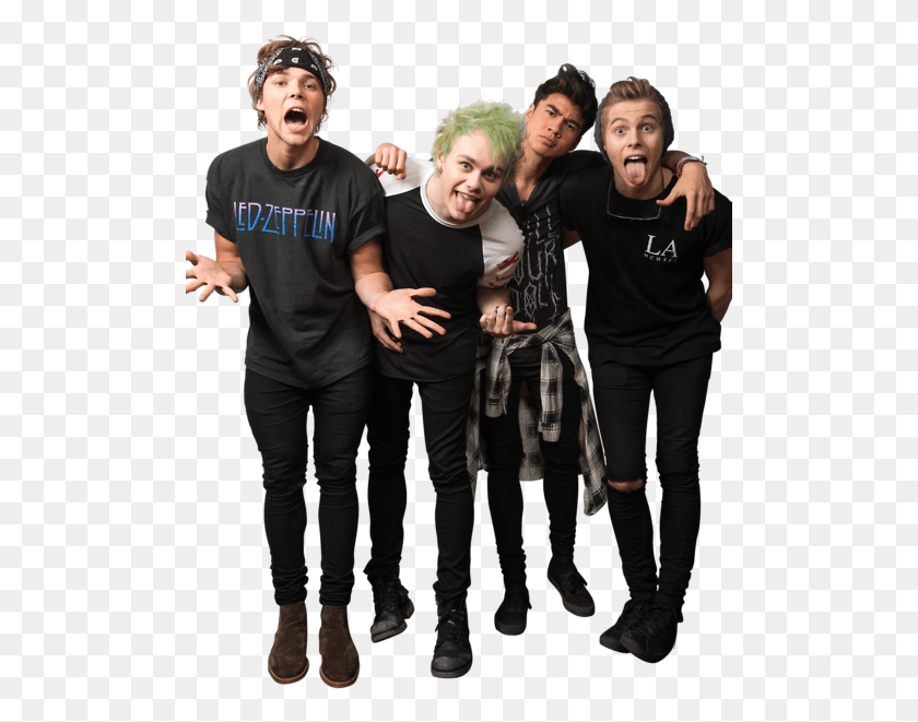 501x601 Transparent Fetus 5 Seconds Of Summer, Person, Hair, Shoe HD PNG Download