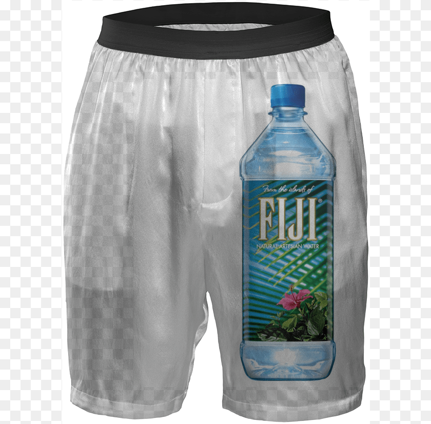 601x826 Transparent Fiji Bottle Fiji Water Bottle Pdf, Clothing, Shorts, Plant, Swimming Trunks PNG