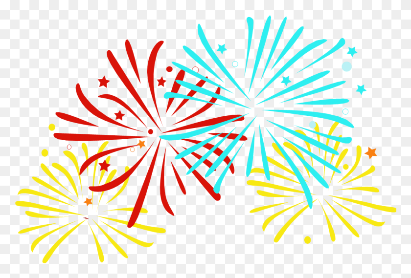 1091x713 Transparent Fireworks Pcture Transparent Background Fireworks Cartoon, Nature, Outdoors, Night HD PNG Download