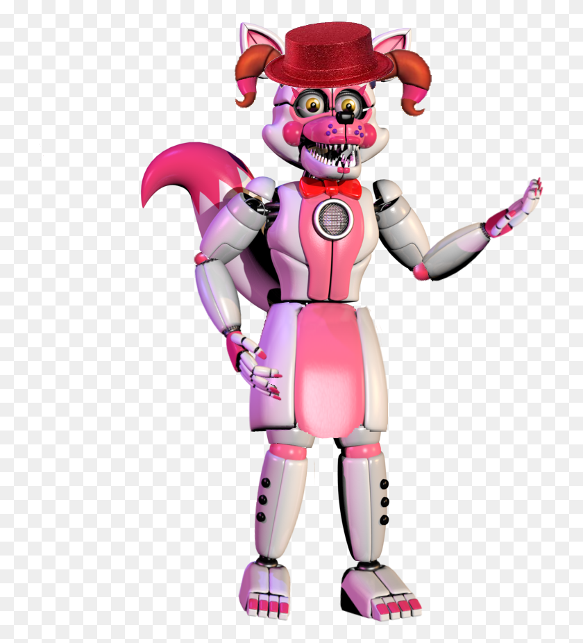 729x866 Transparent Five Nights At Freddy S Foxy Fnaf Funtime Foxy, Toy, Robot HD PNG Download