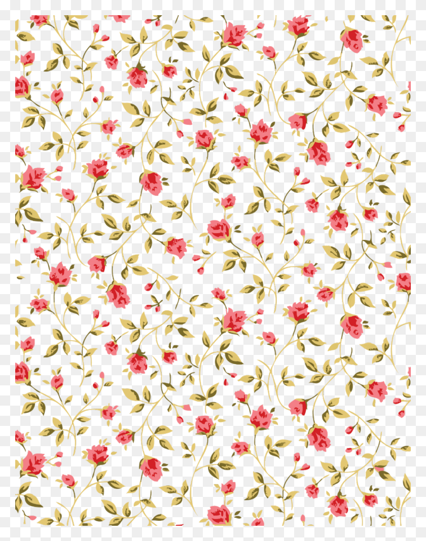 1024x1323 Transparent Flower Pattern Rosa Patron Flowers Background Free Dow, Rug, Floral Design, Graphics HD PNG Download