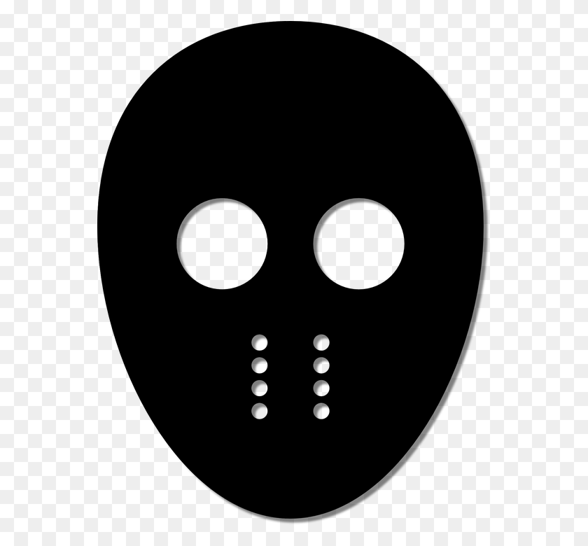 561x720 Transparent Friday The 13th Clipart Black Mask Clipart, Gray, World Of Warcraft HD PNG Download