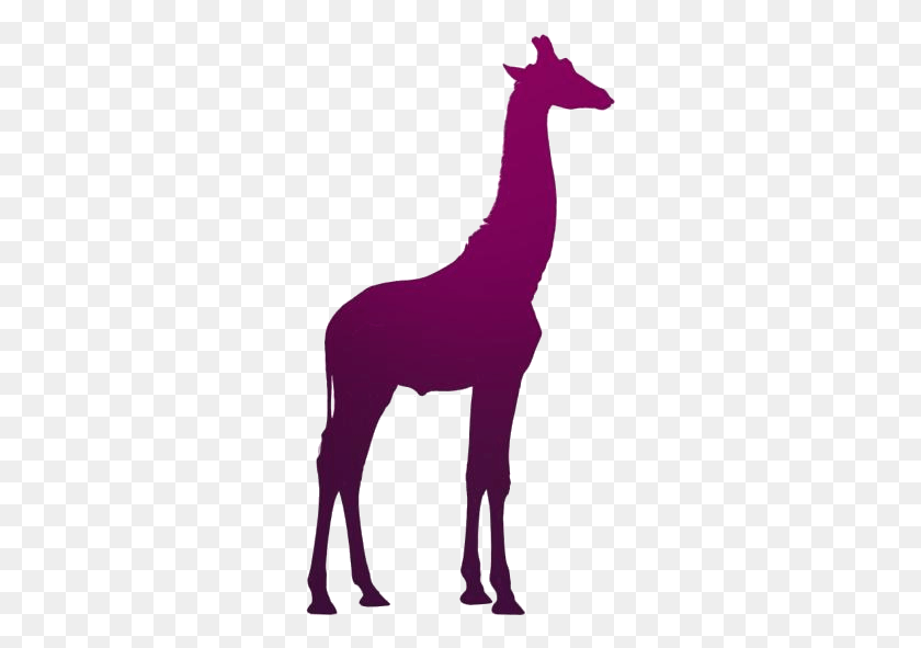 283x531 Жираф Искусство Жираф Рис Жираф, Млекопитающее, Животное Hd Png Скачать