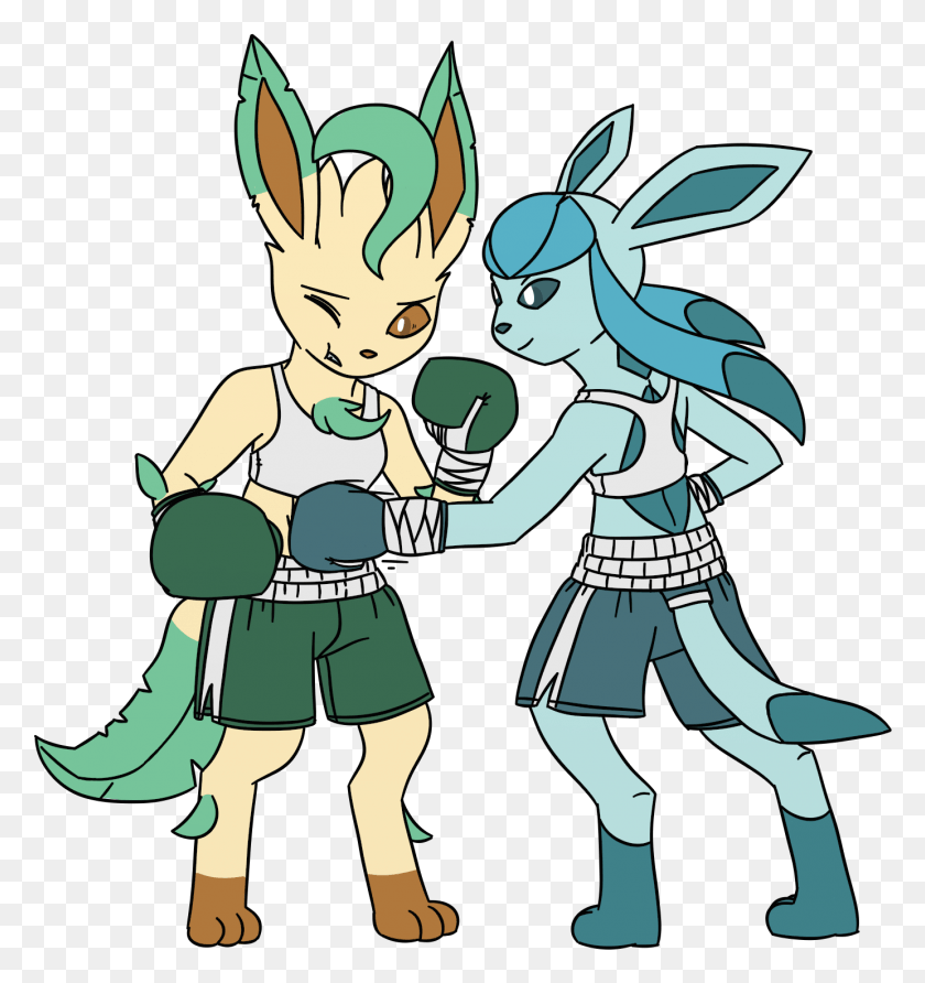 1383x1476 Transparent Glaceon Boxing Sylveon, Costume, Person, Human HD PNG Download
