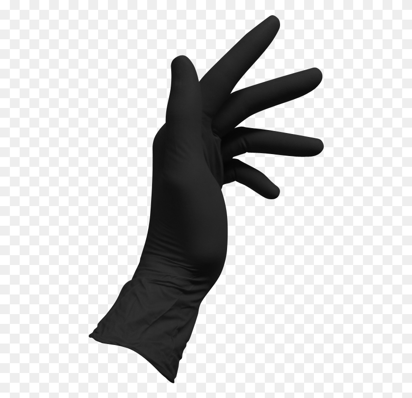 482x751 Transparent Gloves Black Graphic Transparent Stock Black Glove, Hand, Arm, Clothing HD PNG Download