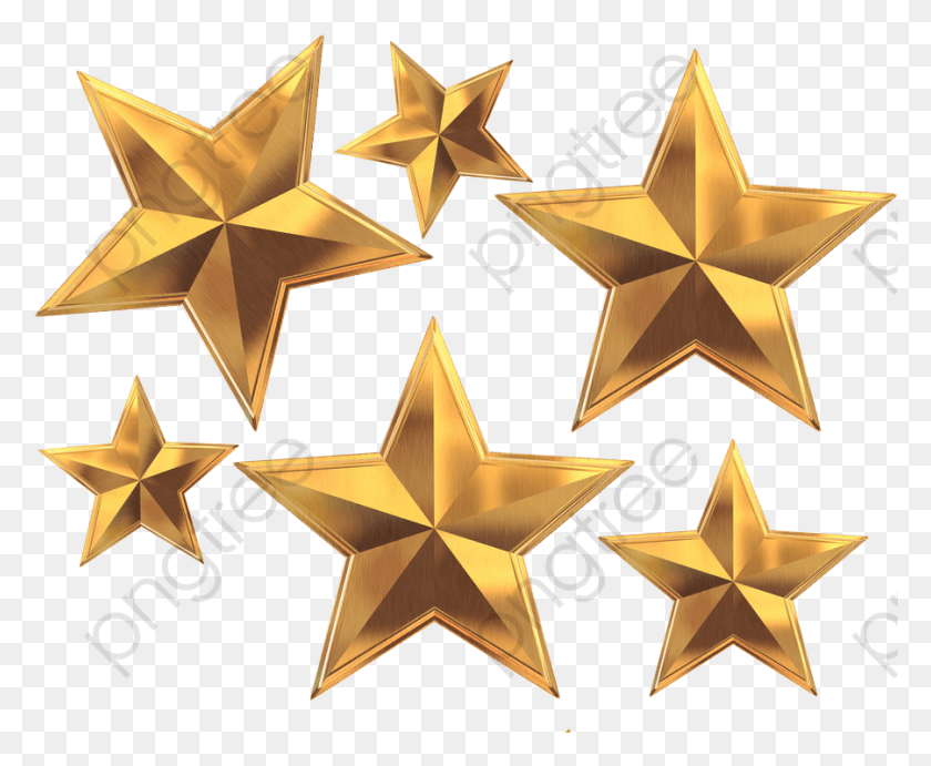 901x729 Transparent Gold Star Clipart Estrella De Oro, Star Symbol, Symbol, Gold HD PNG Download