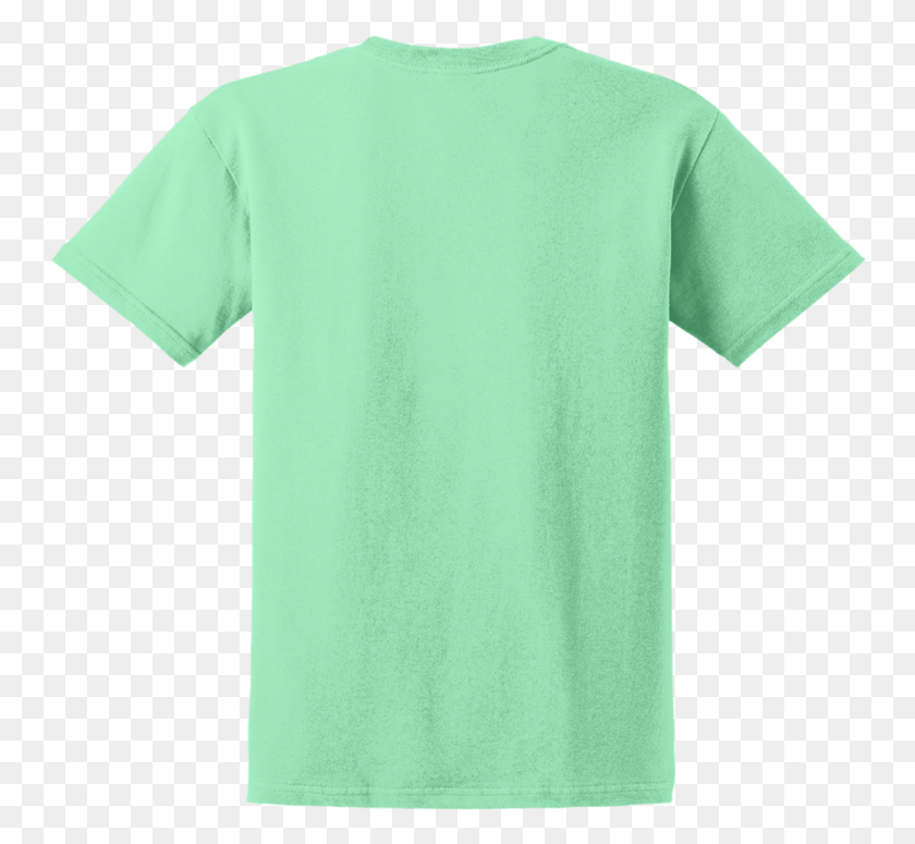 750x715 Transparent Goldendoodle Clipart Mint Green Plain T Shirt, Clothing, Apparel, T-shirt HD PNG Download