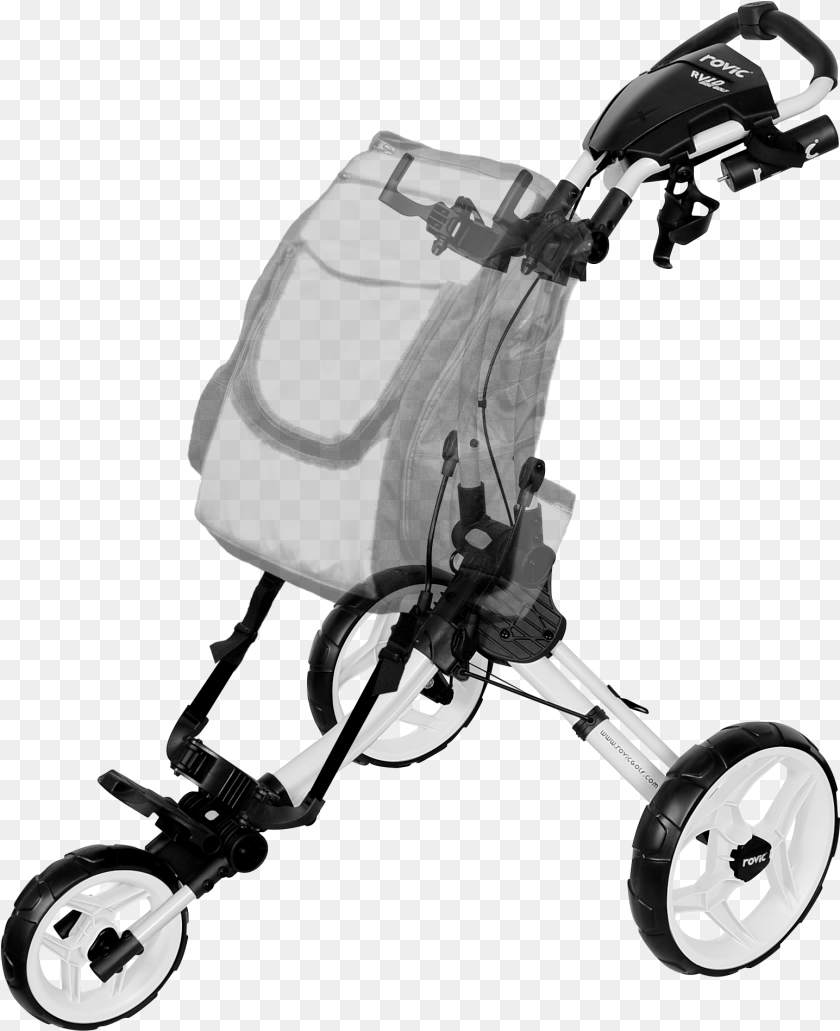 1546x1898 Transparent Golf Clipart Black And White, Machine, Wheel, Stroller, E-scooter Sticker PNG