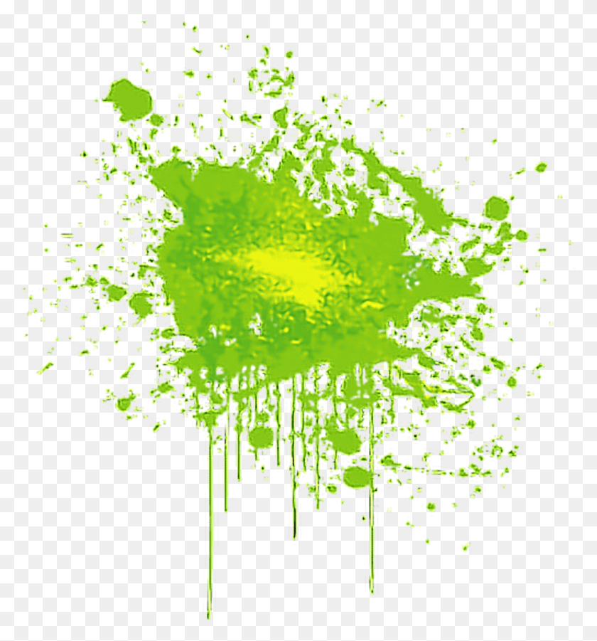 1024x1105 Зеленая Краска Брызги Зеленой Краски Прозрачный, Графика, Современное Искусство Hd Png Скачать