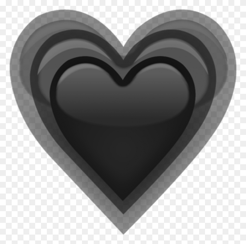 1016x1006 Descargar Png Corazón Gris Transparente Emoji, Leche, Bebidas, Bebida Hd Png