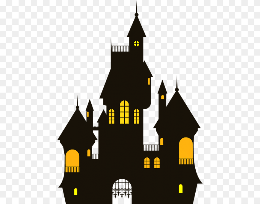 472x661 Halloween Castle, Architecture, Spire, Tower, Building Transparent PNG