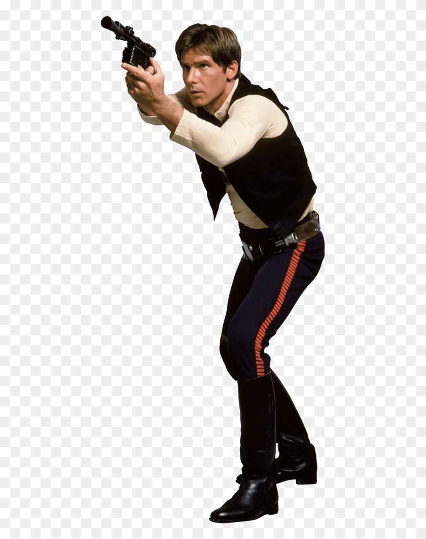 445x1001 Transparent Han Solo Star Wars Han Solo No Background, Person, Clothing, Face HD PNG Download