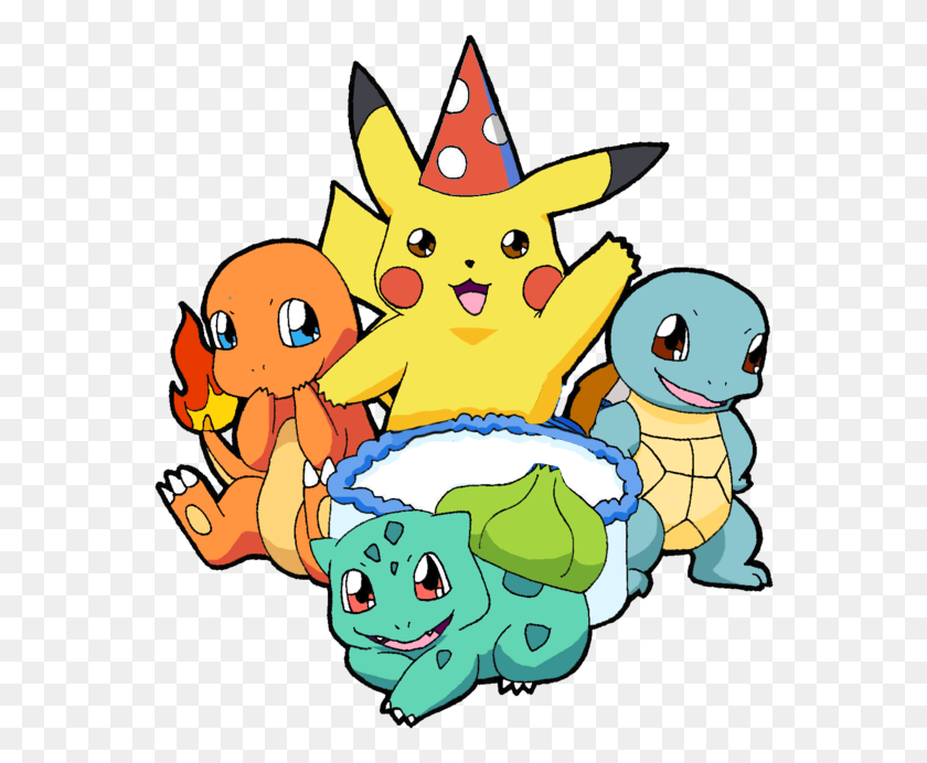 562x632 Transparent Happy Birthday Pokemon, Clothing, Apparel, Party Hat HD PNG Download