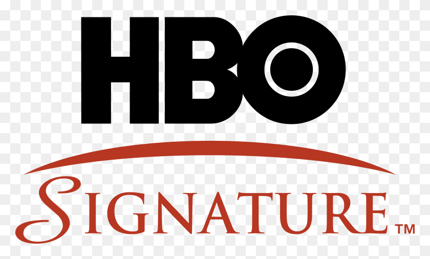 2000x1145 Transparent Hbo Svg Hbo Signature Logo, Symbol, Trademark, Text HD PNG Download