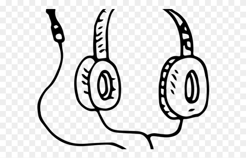 594x481 Transparent Headphones Drawing, Gray, World Of Warcraft HD PNG Download