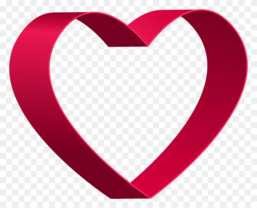 7939x6327 Descargar Png / En Forma De Corazón Transparente, Corazón, Cinta Hd Png