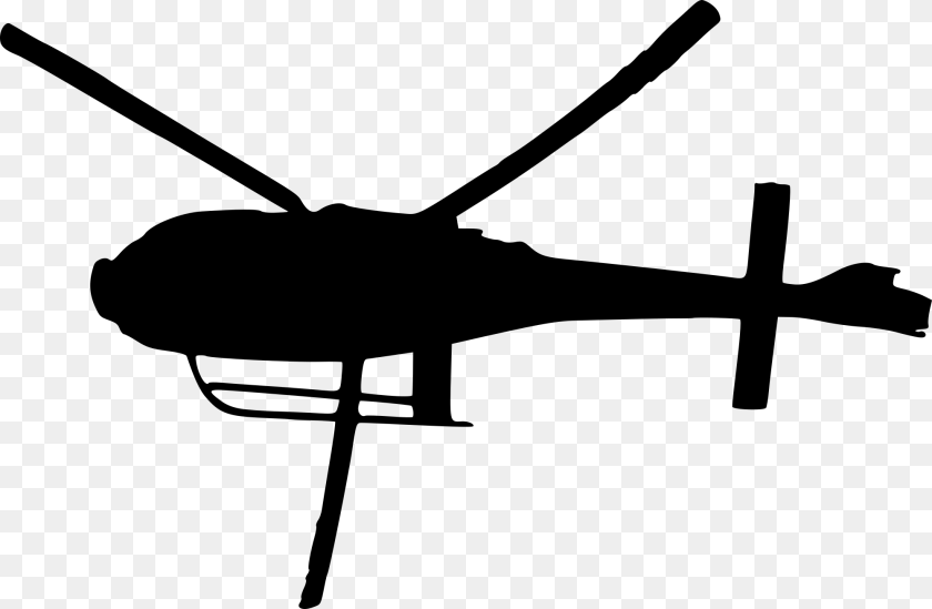 2000x1306 Transparent Helicopter Clipart Helicopter Top Down, Gray PNG