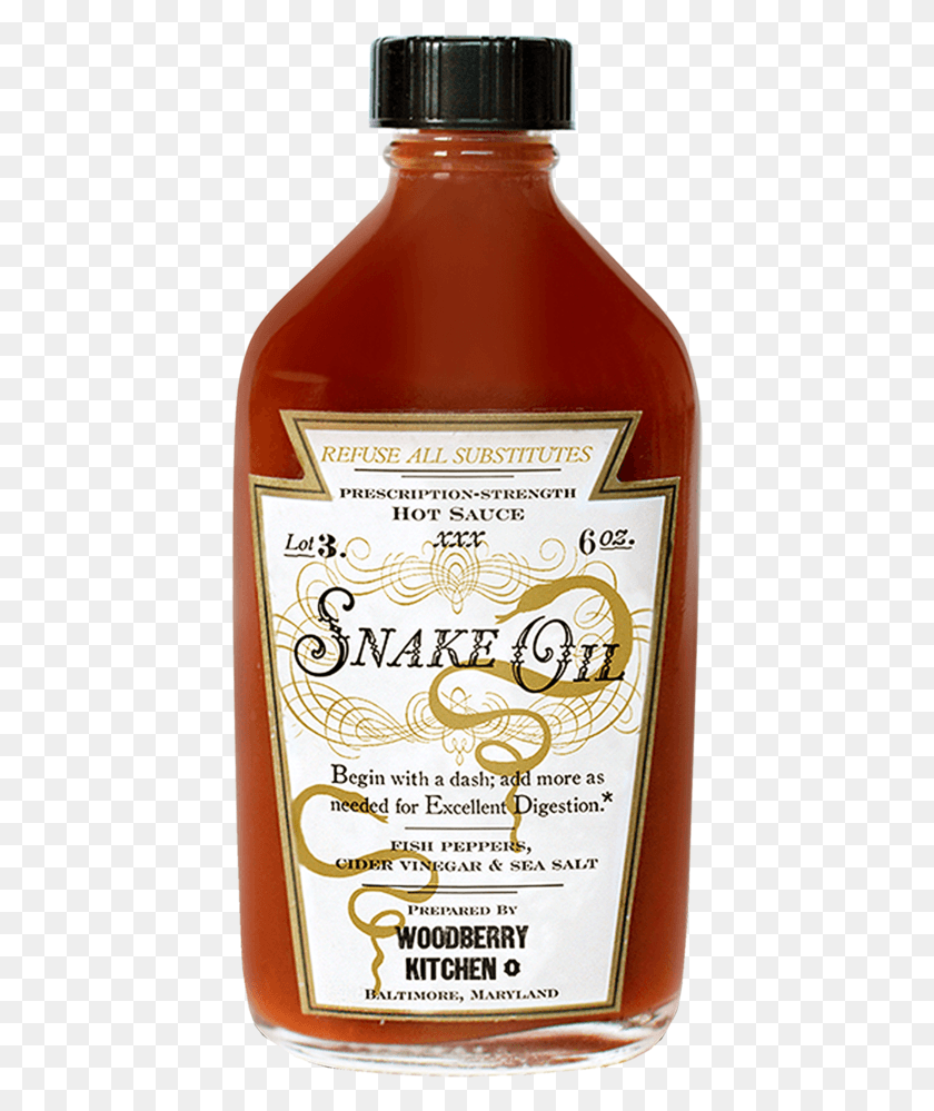 426x939 Transparent Hot Sauce Clipart Snake Oil Hot Sauce, Liquor, Alcohol, Beverage HD PNG Download