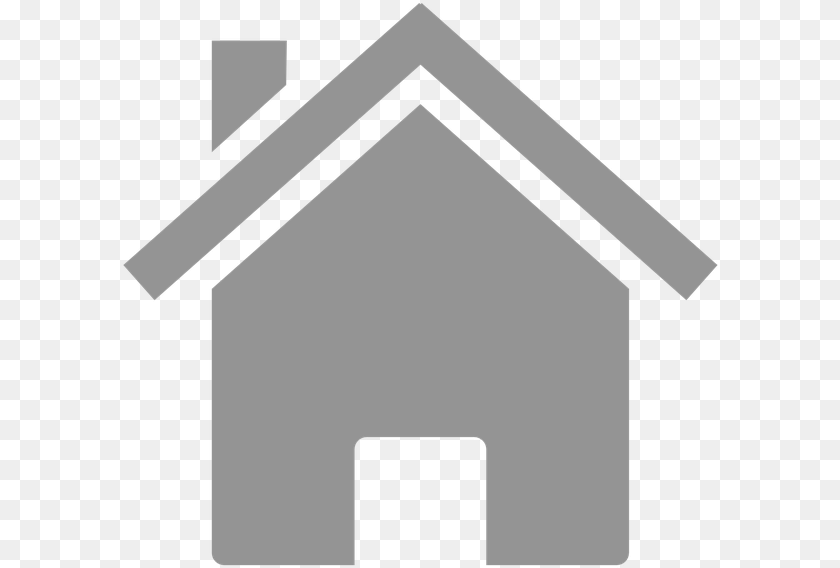 600x568 Transparent House Clipart House Clipart Grey, Dog House Sticker PNG