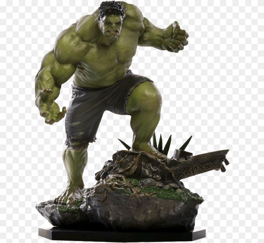 622x773 Transparent Hulk Avengers Hulk Iron Studios 1, Adult, Figurine, Male, Man PNG