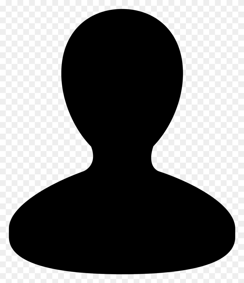 1331x1561 Transparent Human Face Person Head And Shoulders Silhouette, Gray, World Of Warcraft HD PNG Download