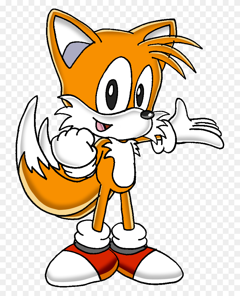 731x978 Descargar Png / Classic Tails News Network Png