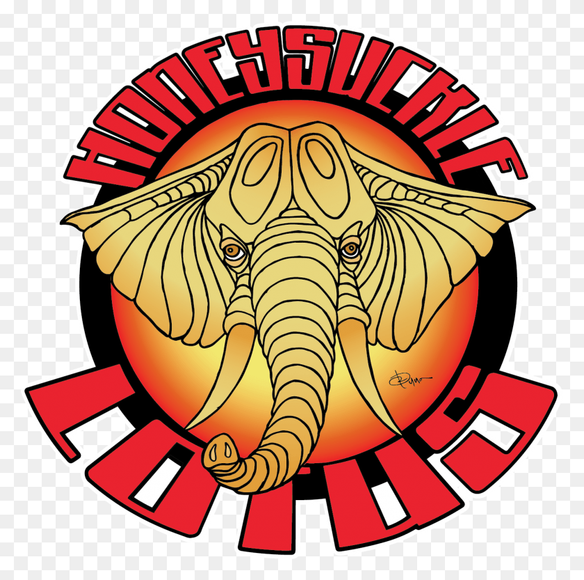 1323x1313 Индийский Слон, Символ, Логотип, Товарный Знак Hd Png Скачать