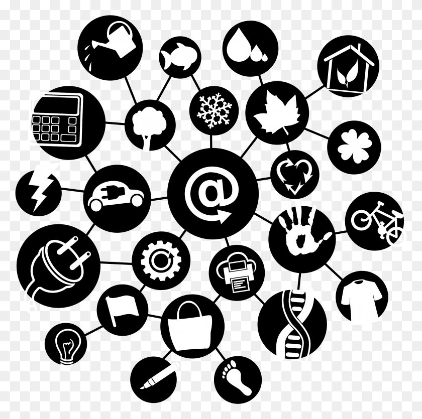 2206x2192 Transparent Internet Of Things Icon, Symbol, Stencil, Paper HD PNG Download