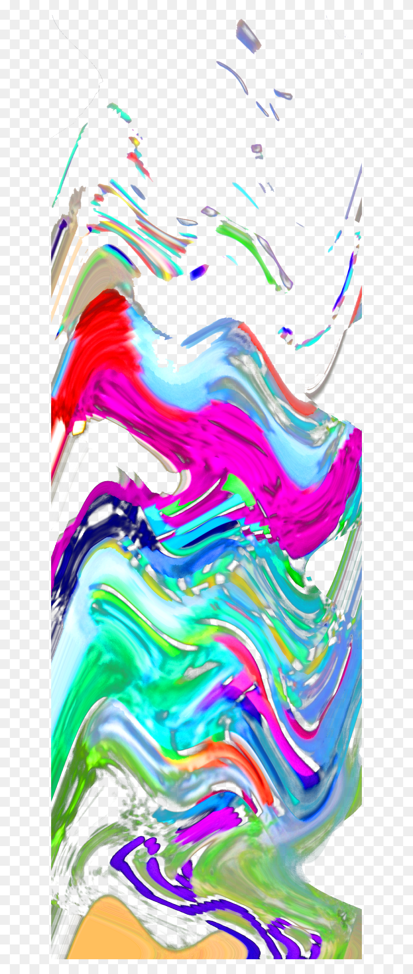 632x1920 Transparent Iphone Glitch Visual Arts, Modern Art, Graphics HD PNG Download