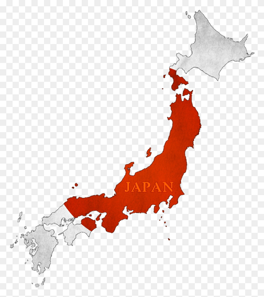 1006x1141 Transparent Japan Flag Clipart, Map, Diagram, Atlas HD PNG Download